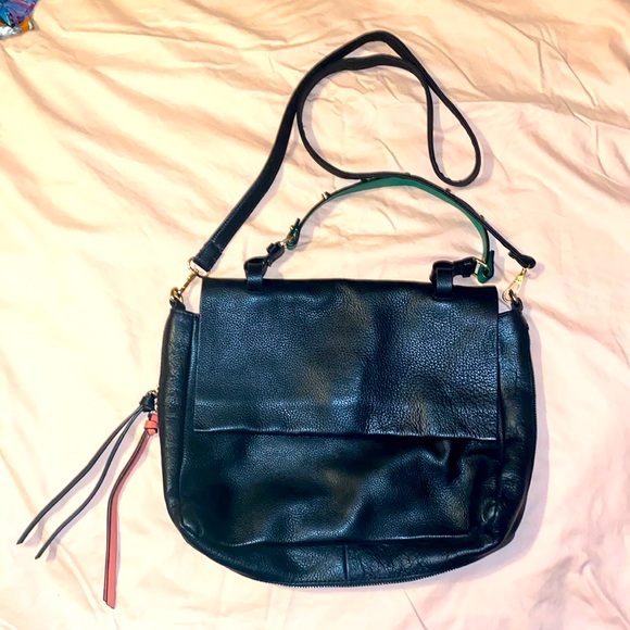 ZARA WOMAN GENUINE LEATHER SATCHEL BAG - Picture 1 of 5
